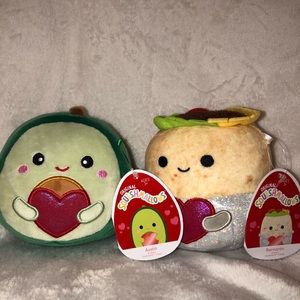 Austin and Bernardo valentines squishmallow bundle